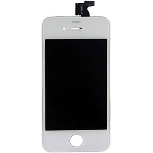  OEM Стъкло и LCD екран за Apple iPhone 4, бяло (00809)