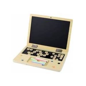 LEAN Toys Wooden Blackboard Laptop Chalk