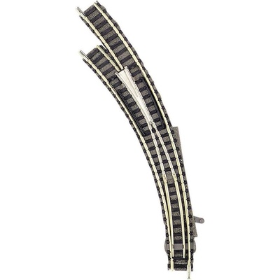 Fleischmann 9168 N piccolo oblúková výhybka ľavá 45 ° 356.5 mm, 420 mm 1 ks 9168