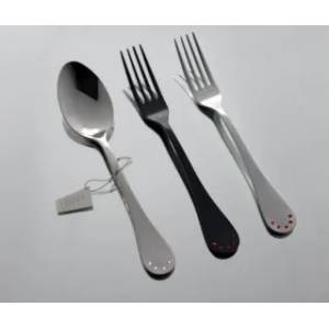 Herdmar (Португалия) Комплект прибори HERDMAR ROCCO с червени кристали SWAROVSKI - 24 части (Herdmar 089-3024-SV00-E16)