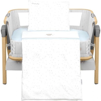 KikkaBoo Бебешки спален комплект за мини-кошара 5ч Dream Big Blue (kikka-41101050062)