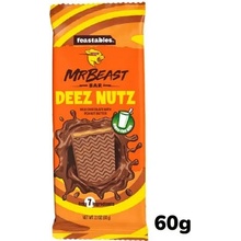 MrBeast Deez Nuts Chocolate Bar With MIlk Chocolate and Peanut Butter 60g