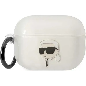 Karl Lagerfeld Airpods Pro 2 cover transparent Ikonik Karl Lagerfeld (KLAP2HNIKTCT)