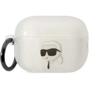 Karl Lagerfeld AirPods Pro 2 прозрачен калъф Ikonik Karl Lagerfeld (KLAP2HNIKTCT)