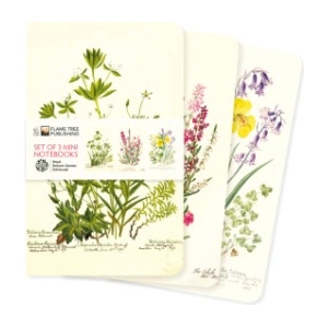 Flame Tree Publishing Royal Botanic Garden Edinburgh Set of 3 Mini Notebooks | Flame Tree Publishing