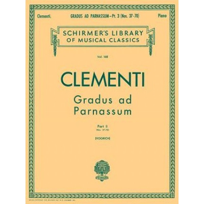 Gradus Ad Parnassum - Book 2: Schirmer Library of Classics Volume 168 Piano Solo