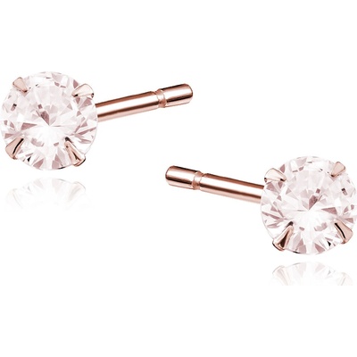 Olivie Stříbrné náušnice MORGANIT ROSE 9901