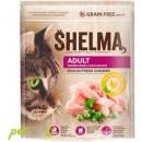 Krmivo pre mačky Shelma cat Freshmeat adult chicken grain free 750 g