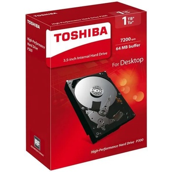 Toshiba P300 3.5 1TB 7200rpm 64MB SATA3 (HDWD110EZSTA)