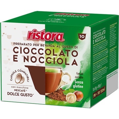 Ristora Čokoláda a lieskový oriešok pre Dolce Gusto 10 x 18 g