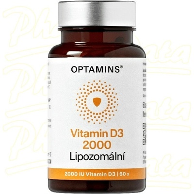PXG Pharma GmbH Optamins Vitamin D3 2000 IU lipozomální tobolky 60 ks