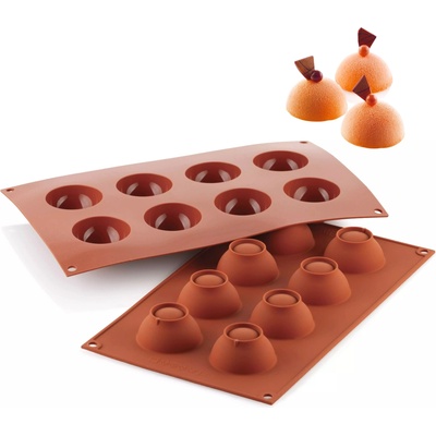 Silikomart Форма за сладки Sf004 Semisfera силиконова (20.004.00.0065)