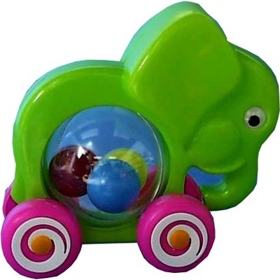 Směr Slon s loptičky ťahacie plast 20x18x9