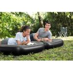Bestway Надуваемо въздушно легло 3-в-1 черно и сиво 188x99x25 см (3202708)