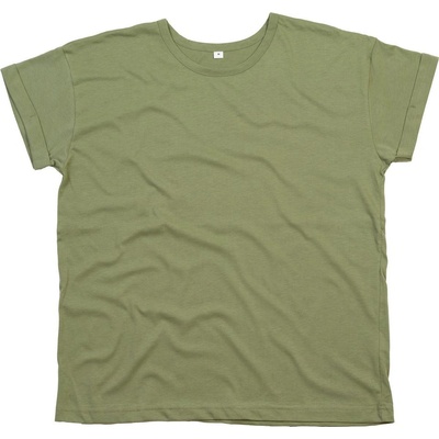 Mantis Voľné dámske tričko s krátkym rukávom Svetlá olivová