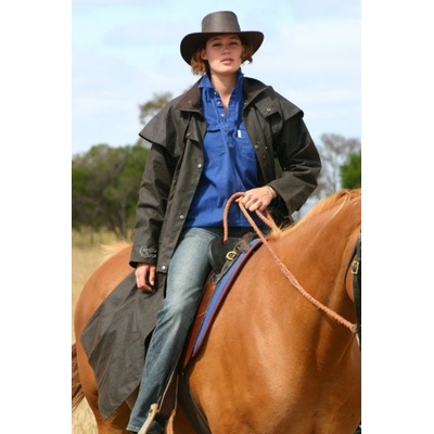 Australský kabát RIDING COAT Hnědá