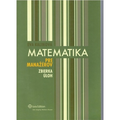 Matematika pre manažérov zbierka príkladov