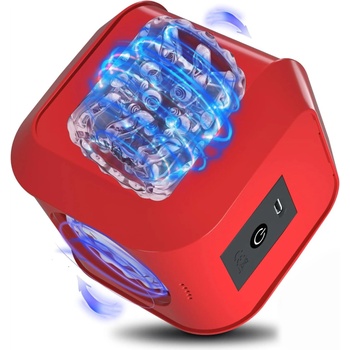 SuperLove Pleasure Box Masturbator Red