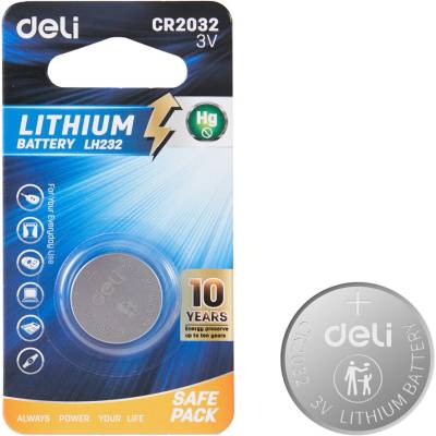 DELI GROUP CO., LTD. Baterie lithiová CR2032 blistr DELI ELH232