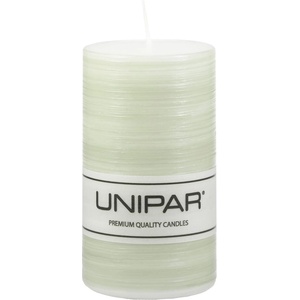 Unipar Светлозелена свещ, време на горене 40 h Finelines - Unipar (Finelines Green Pillar 60x110)