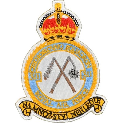 Nášivka Československá 311. peruť RAF - barevná