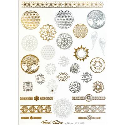 Avery Z-Design Tattoos A5 Spirit gold/silver