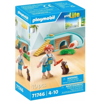 Playmobil 71746 Chlapec s morčaťom