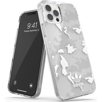 Adidas Кейс Adidas OR SnapCase Camo за iPhone 12/12 Pro, прозрачен / бял, 43705 (KAT05364-0)