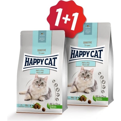 Happy Cat Sensitive Haut & Fell Kůže & srst 1,3 kg