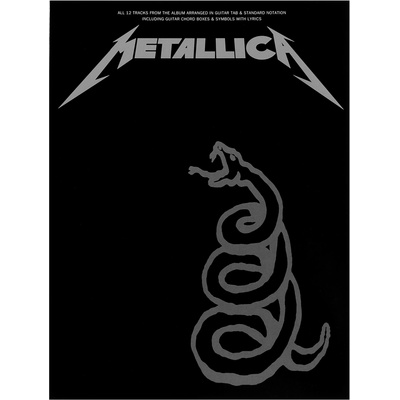 Metallica The Black Album noty tabulatury na kytaru – Zboží Dáma