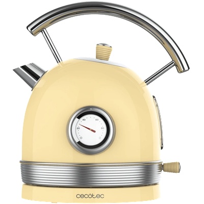 Cecotec Електрическа кана Cecotec Thermosense 420 Vintage Light Yellow (Thermosense 420 Vintage Light Yellow)