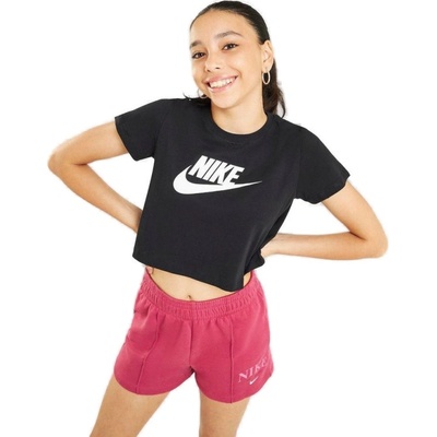 Nike NSW Tee Crop Futura čierna