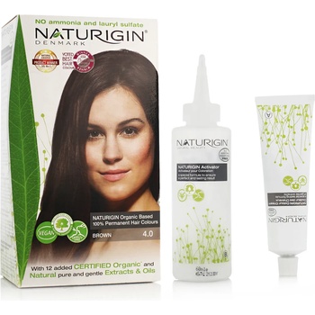 NATURIGIN Permanent Hair Colour Боя за коса 115 ml цвят Brown 4.0