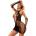 Q-Lingerie Секси мрежеста рокля Rougir le Desir 7002