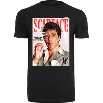 MERCHCODE Мъжка тениска в черен цвят Merchcode Scarface Magazine Cover UB-MC627-00007 - Черен, размер S