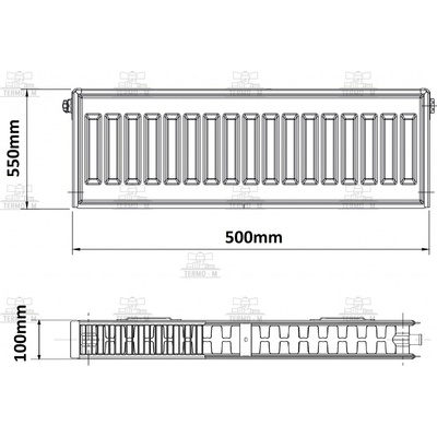 Korado 22R 550 x 500