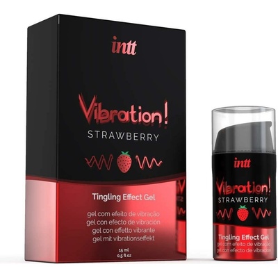 intt Vibration! Strawberry Tingling Gel 15ml