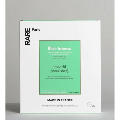 Rare Paris Elixir Intense vyživující pleťová látková maska 5 ks