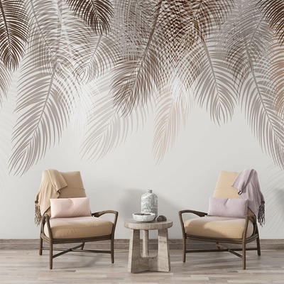 Art Gift Decor Фототапет Beige leaves