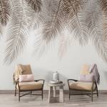 Art Gift Decor Фототапет Beige leaves