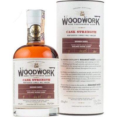 Venakki Distillery Woodwork Single Malt Whisky Douro Wine Cask Nº 9 (S.T.R) 64,8% 0,5 l (tuba)