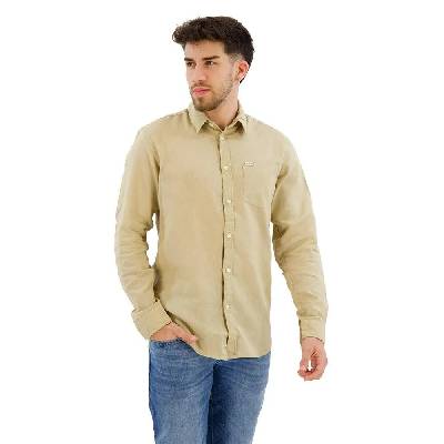 Риза с дълъг ръкав Pepe jeans Parker long sleeve shirt - Beige (Camel)