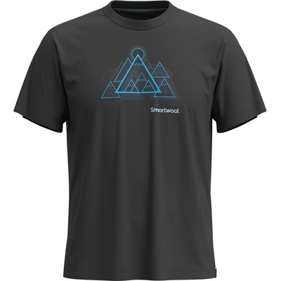 Unisex tričko SmartWool Bear Range Graphic Short Sleeve Tee charcoal