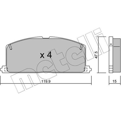 METELLI 22-0108-0