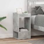 vidaXL Крайна масичка 2 бр. Циментено сиво 30 x 30 x 56 см (890935)