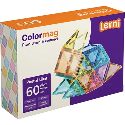 Colormag Magnetická stavebnica Start Pastel 60 ks