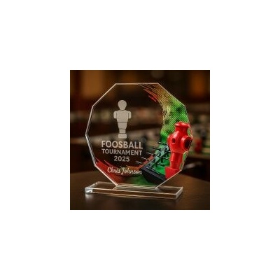 Poháry Bauer Skleněná trofej CR2024301M27 | Stolní fotbal