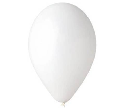 Balón 26 cm biely