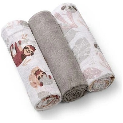 BabyOno mušelínové Super Soft Grey 70x70 cm 348-10-BO 3 ks