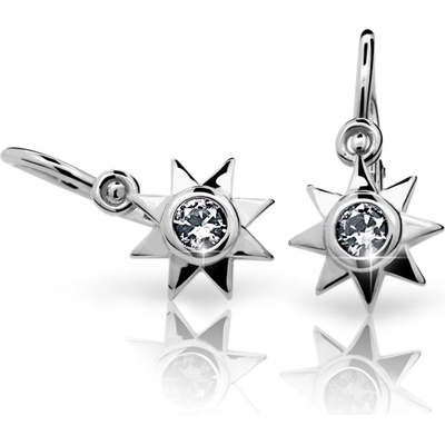 Cutie Jewellery dětské se zirkony C1995 červená